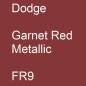 Preview: Dodge, Garnet Red Metallic, FR9.